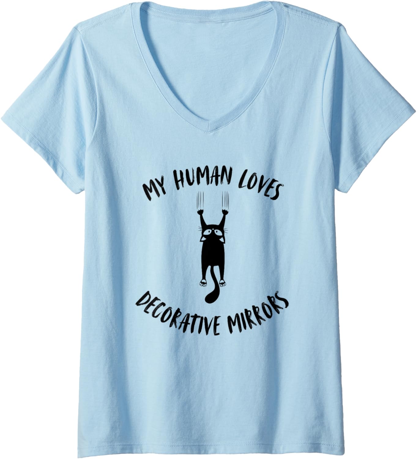 Womens My Human Loves Decorative Mirrors... - Image 2